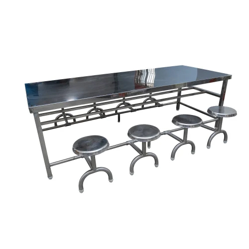 Ss Canteen Dining Table - Material: Stainless Steel