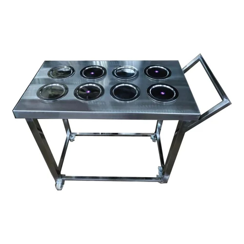 Masala Stainless Steel Trolley
