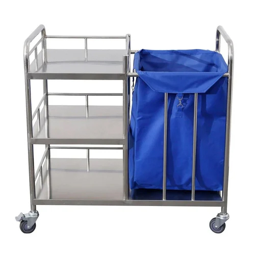 Linen Stainless Steel Trolley