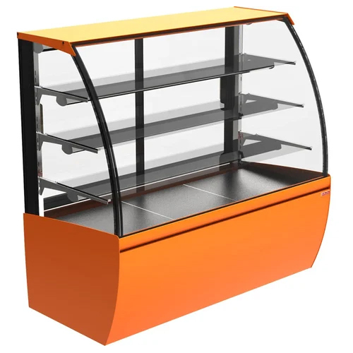 4 Shelves Cake Display Counter - Color: Transparent