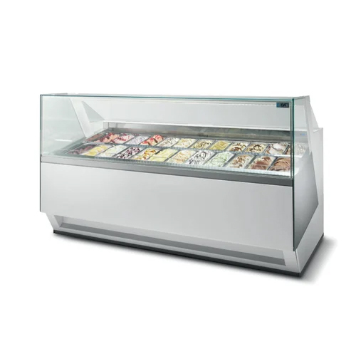 1 Shelves Ice Cream Display Counter