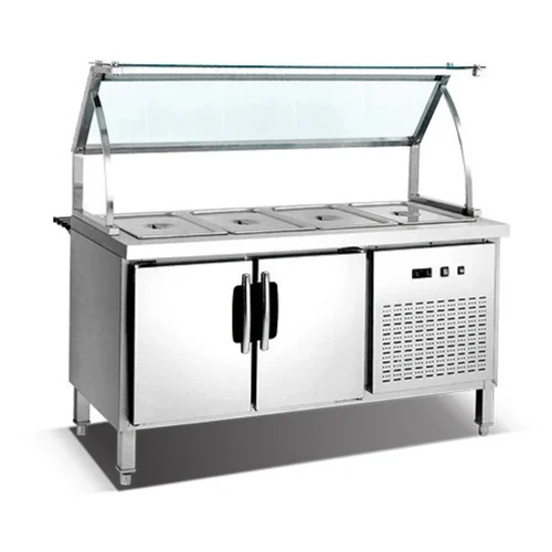 Stainless Steel Cold Bain Marie Counter