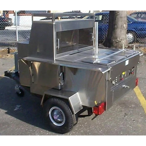 Stainless Steel Hot Dog Food Cart