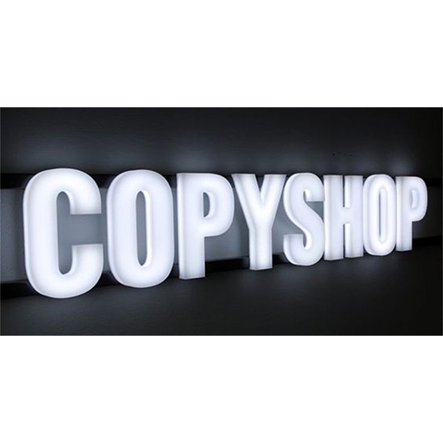 3D Acrylic Letter Board - Application: Outdoor Advertisment