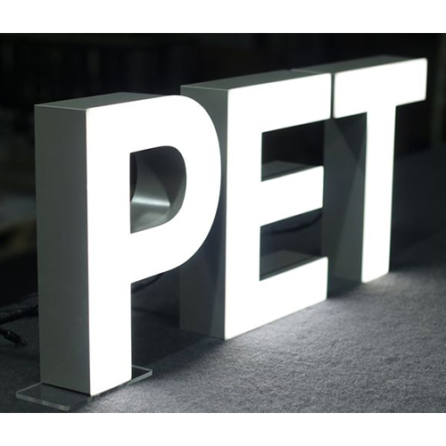 Acrylic Pet Letters - Application: Outdoor Advertisment
