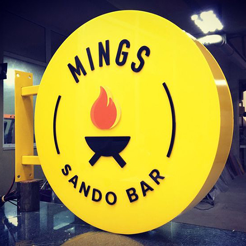 Led Lollipop Flange - Application: Outdoor Advertisment