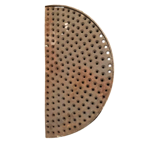 Boiler Drill Plate - Color: Metallic