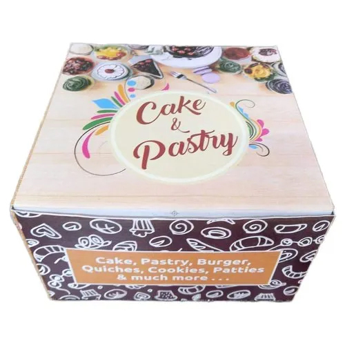 Printed Paper Cake Box