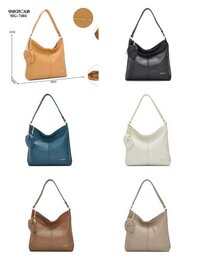 Ladies Rexine Hand Bag - Color: Full Black