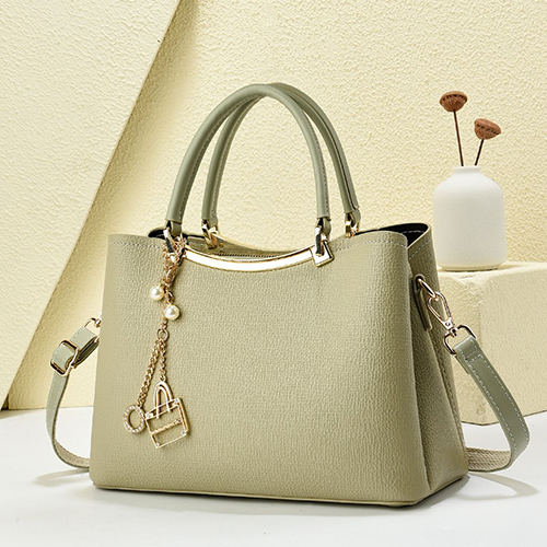 Ladies Off White Rexine Hand Bag