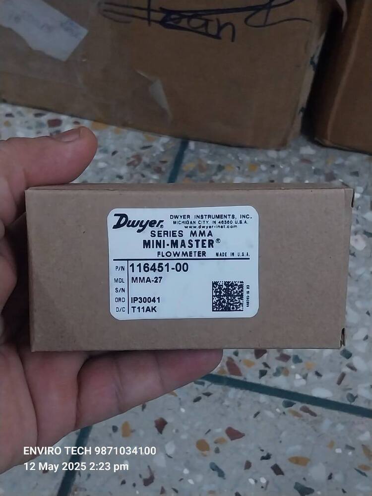 DWYER MMA-27 MMA Mini Master Flowmeter