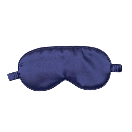 Blue Color Silk Eye Mask
