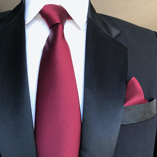 Men's Mehroon Color Tie