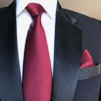 Men's Mehroon Color Tie - Color: Different Available