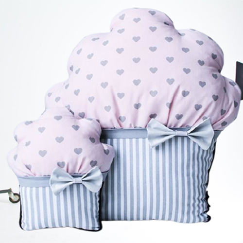 Kids Cup Cake Shape Pillow