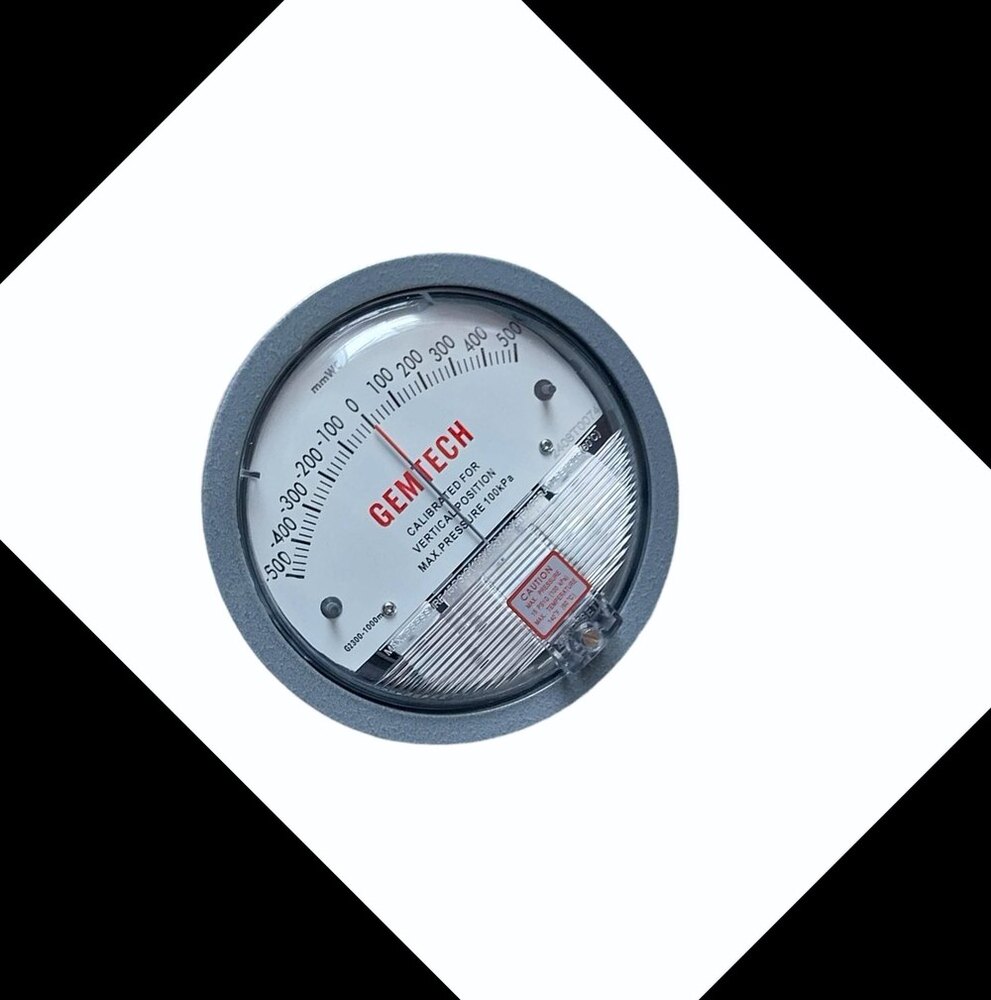 Gemtech_differential Pressure Gauge In Faridabad Haryana - Accuracy: 2% (-Ha Model 1) Of Fs (3% (-Ha 1.5%) On -0