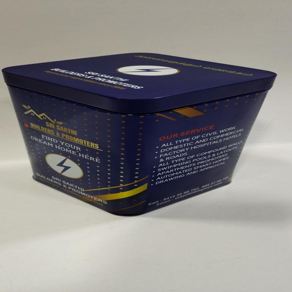 Wedding return gift tins 