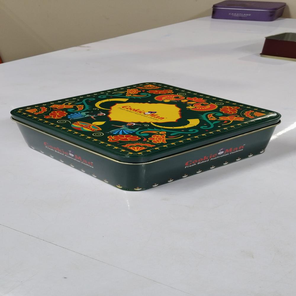 Happy Birthday printed metal tin containers 