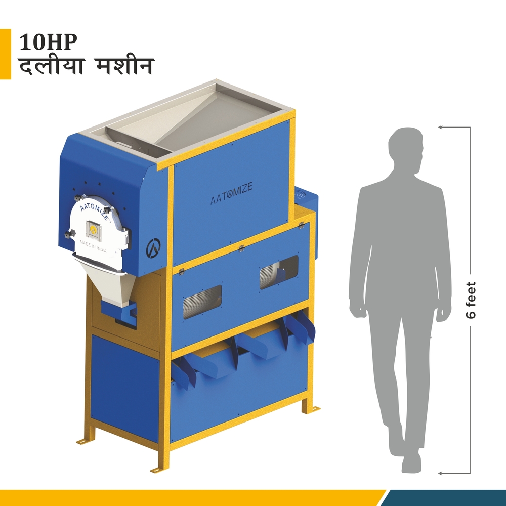 10hp Ms Body Daliya Machine With 1440 Rpm Motor