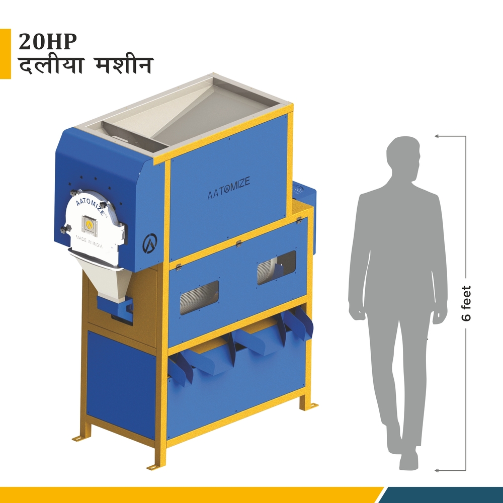Aatomize 20HP High-Capacity Daliya Machine
