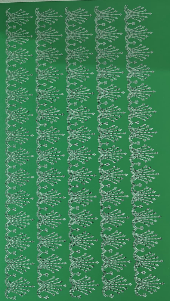 Hot Fix Die Cutting Sheet - Color: Green
