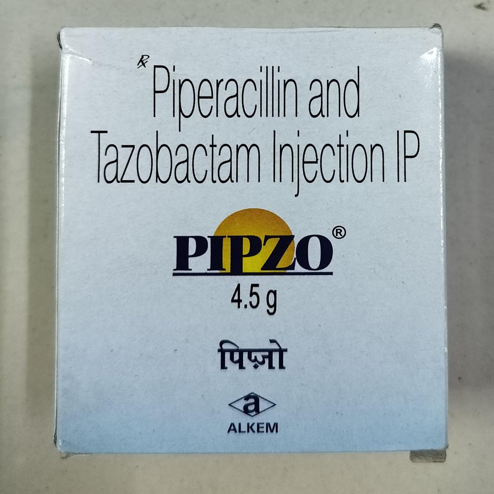 Pipzo Piperacillin & Tazobactum Injection 4.5gm - Grade: Medicine Grade