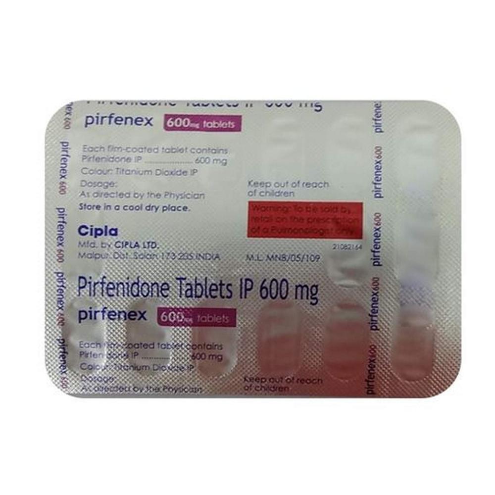 Pirfenex Pirfenidone  Tablet 600mg  