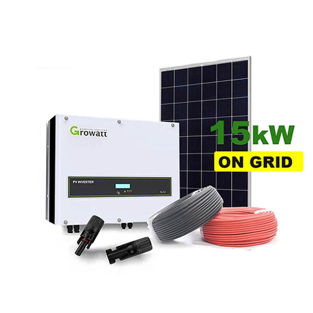 15 KWp On-grid solar plant