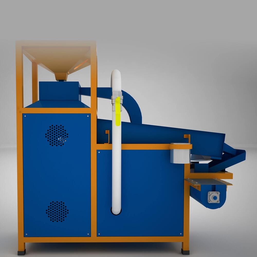 Industrial 3hp Dal Mill With 2880 Rpm Speed