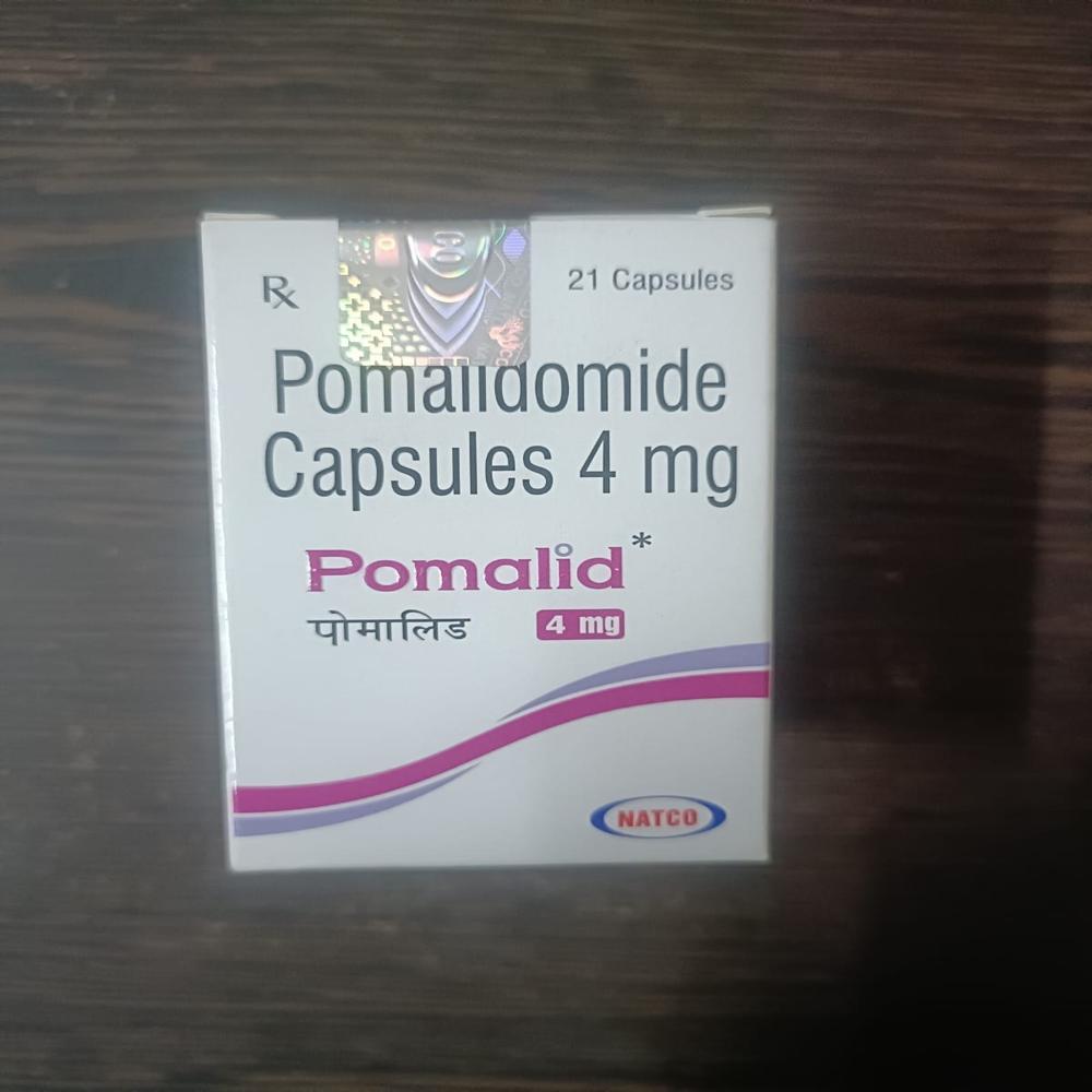 Pomalid Pomalidomide Capsule 4mg - Origin: India