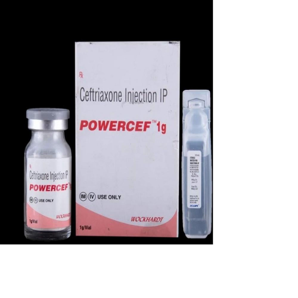 Powercef Ceftriaxone Injection 1g  