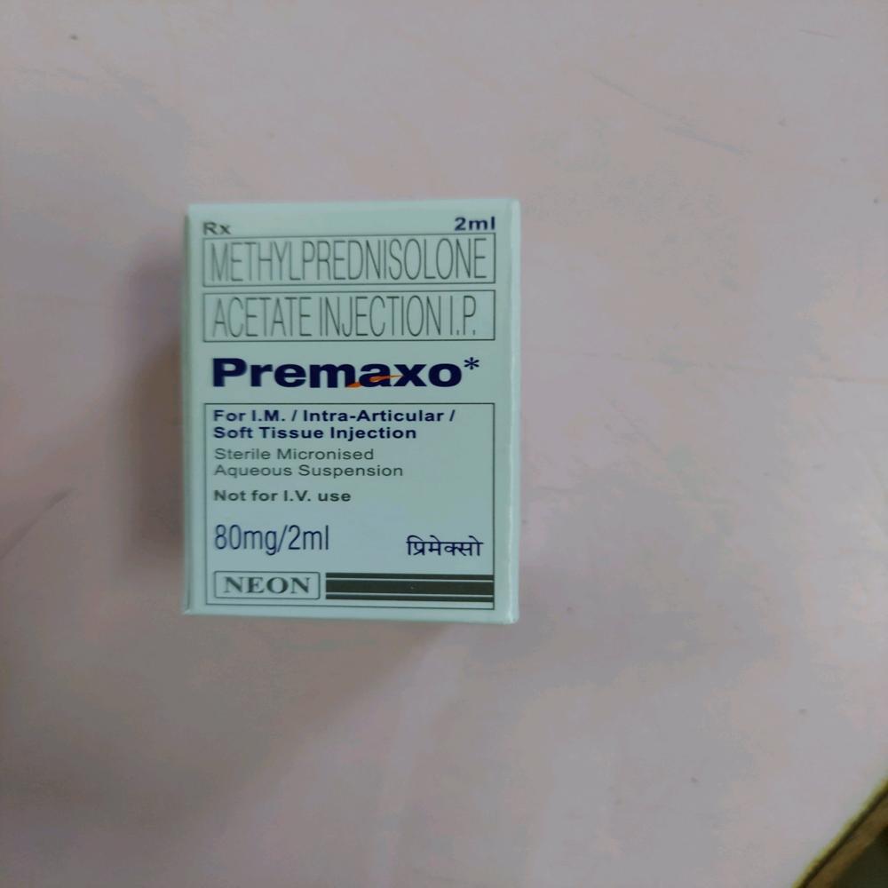 Premaxo  Methylprednisolone Injection 80mg - Physical Form: Liquid