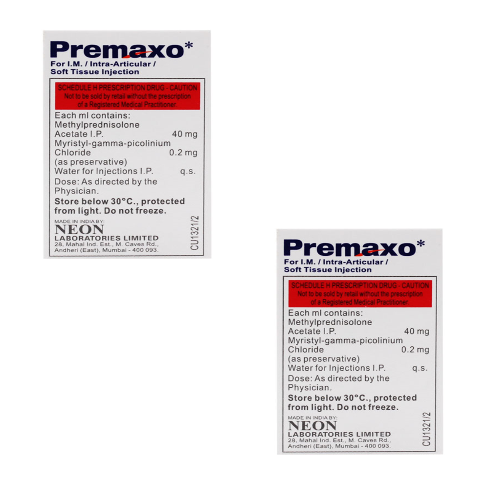 Prexolan Injec Premaxo Methylprednisolone Injection 80Mg - Physical Form: Liquid ...