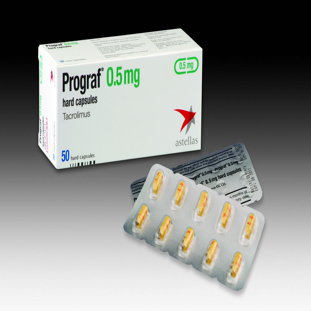 Prograf Tacrolimus  Capsule 0.5mg