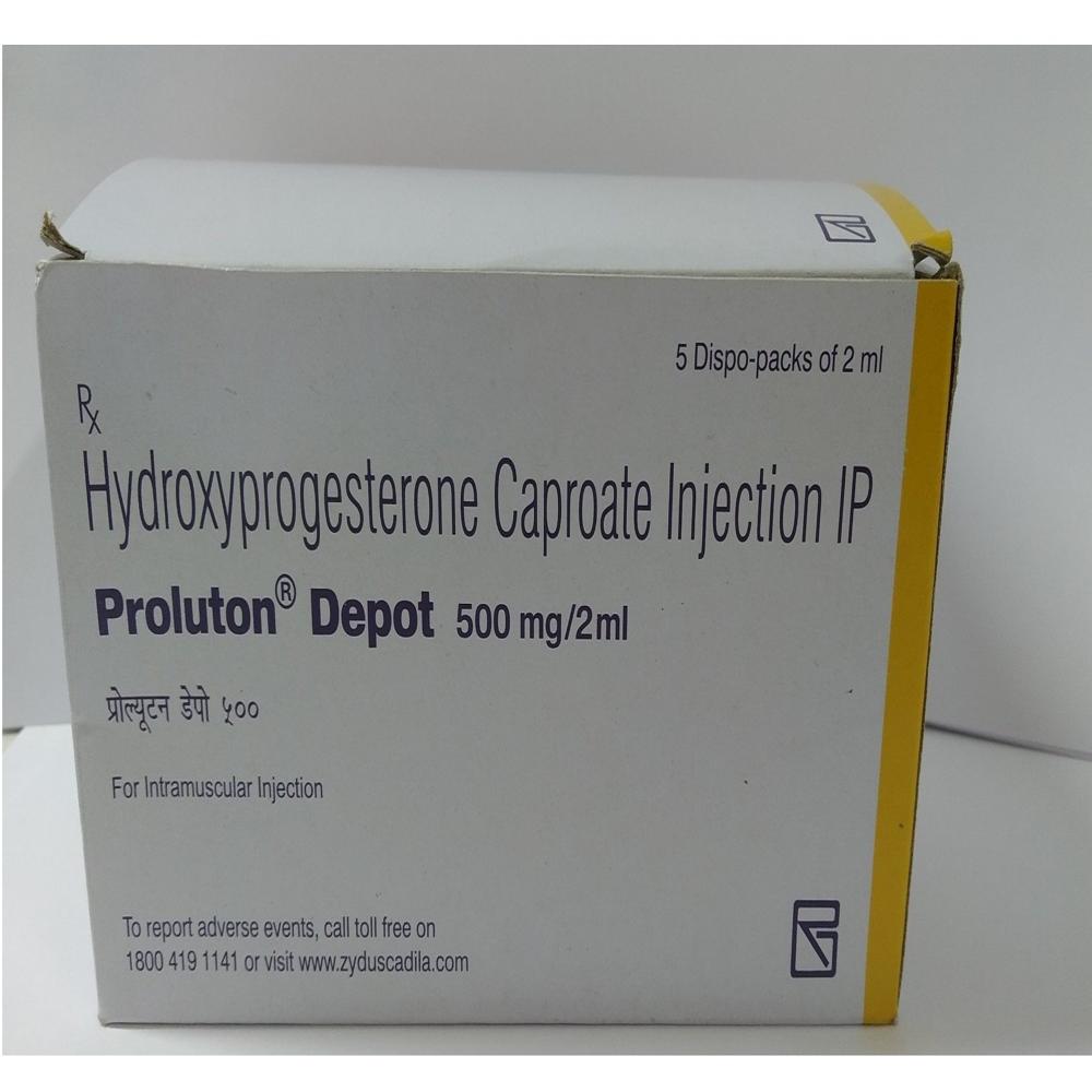 Proluton  Depot  Hydroxyprogesterone  Injection 500 mg