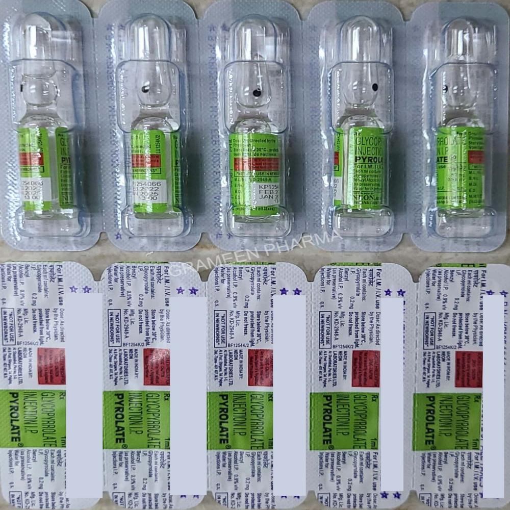 Pyrolate Glycopyrrolat Injectione 0.2mg