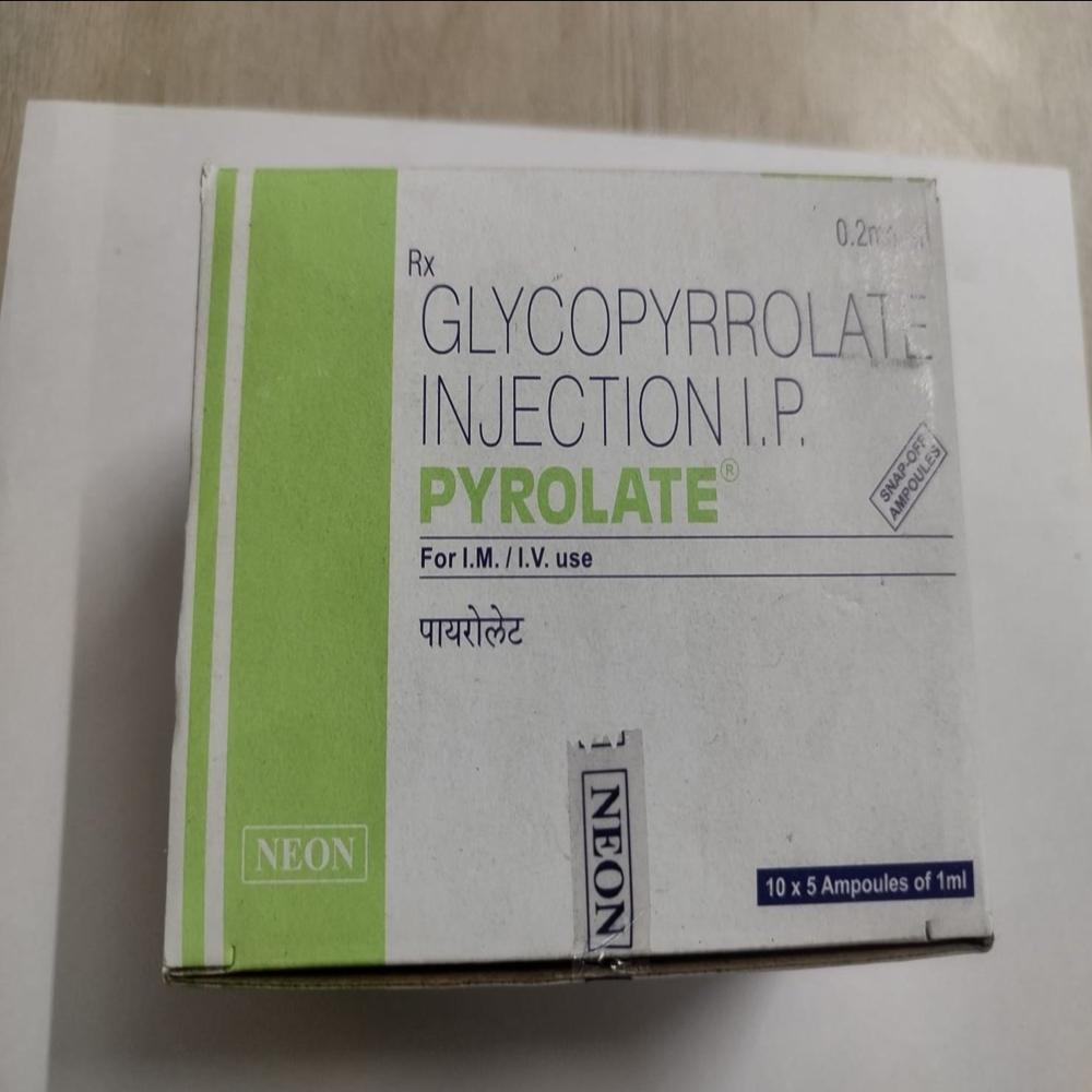 Pyrolate Glycopyrrolat Injectione 0.2mg