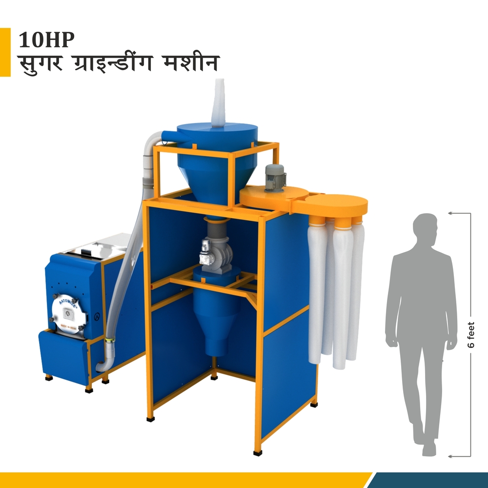Aatomize 10hp Sugar Powder Making Machine - Automation Grade: Semi Automatic