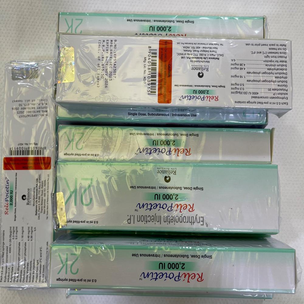 Relipoietin Erythropoietin Alfa Injection 2000IU