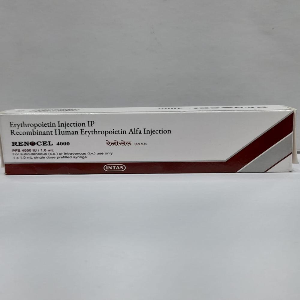 Renocel Erythropoietin Alfa Injection  4000IU