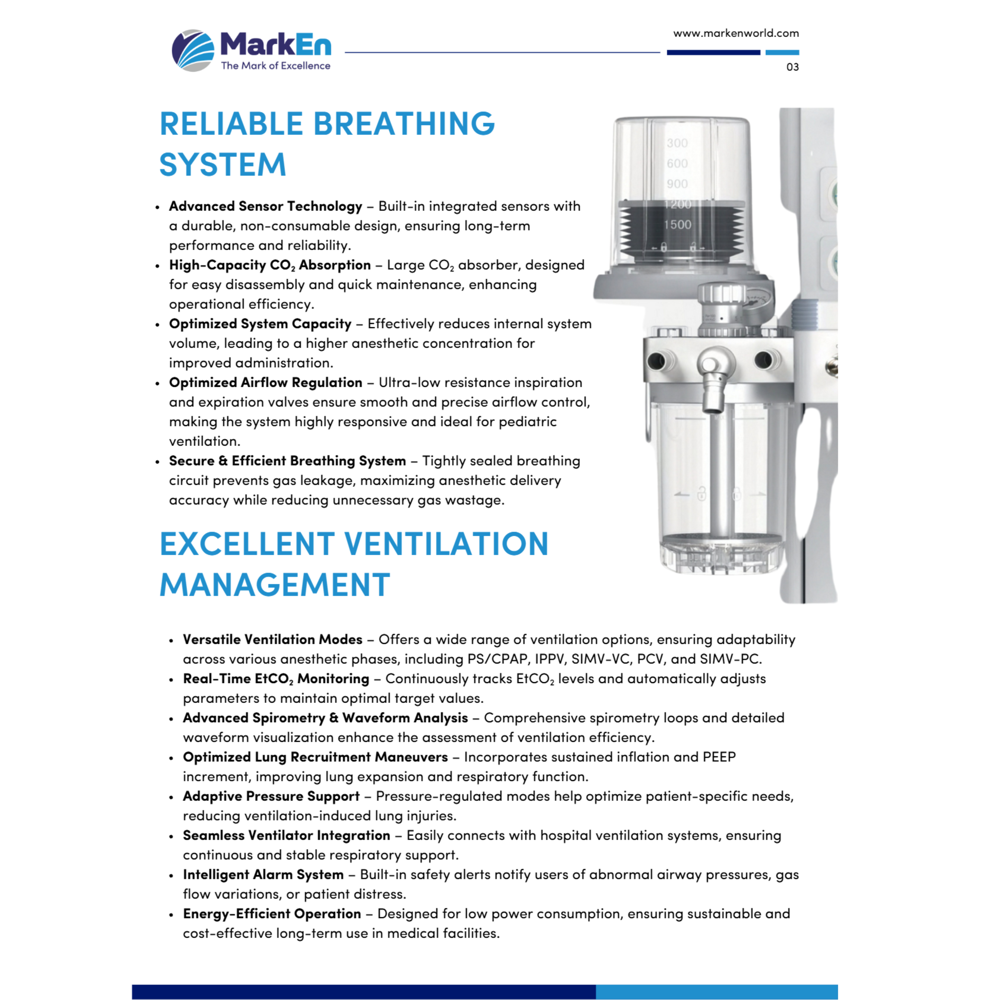 Anesthesia Machine - Feature: Good Quality