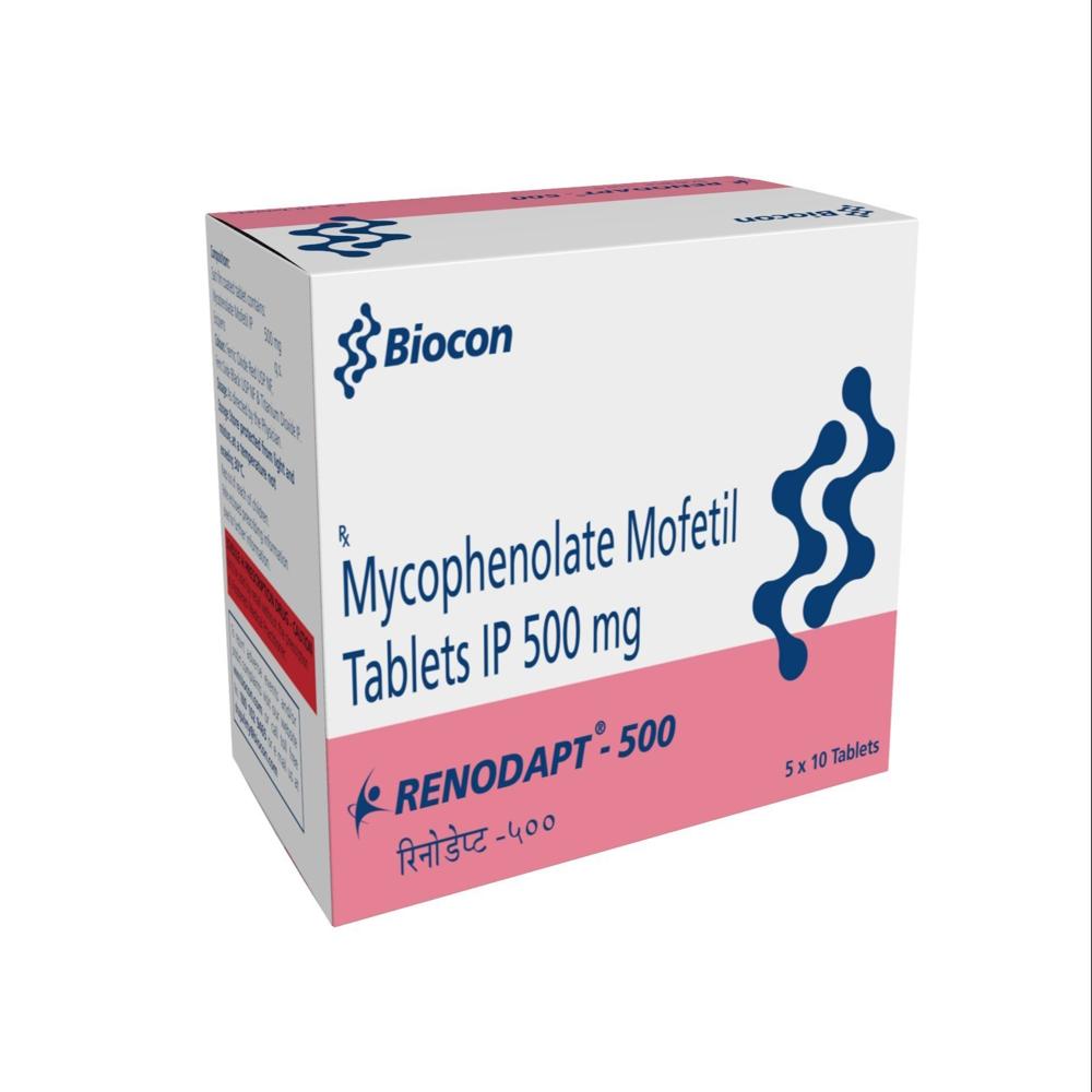 Renodapt  Mycophenolate mofetil Tablet 500mg