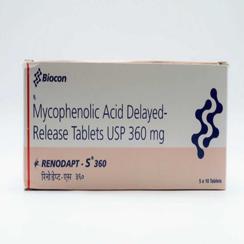 Renodapt S  Mycophenolate sodium Tablet 360mg