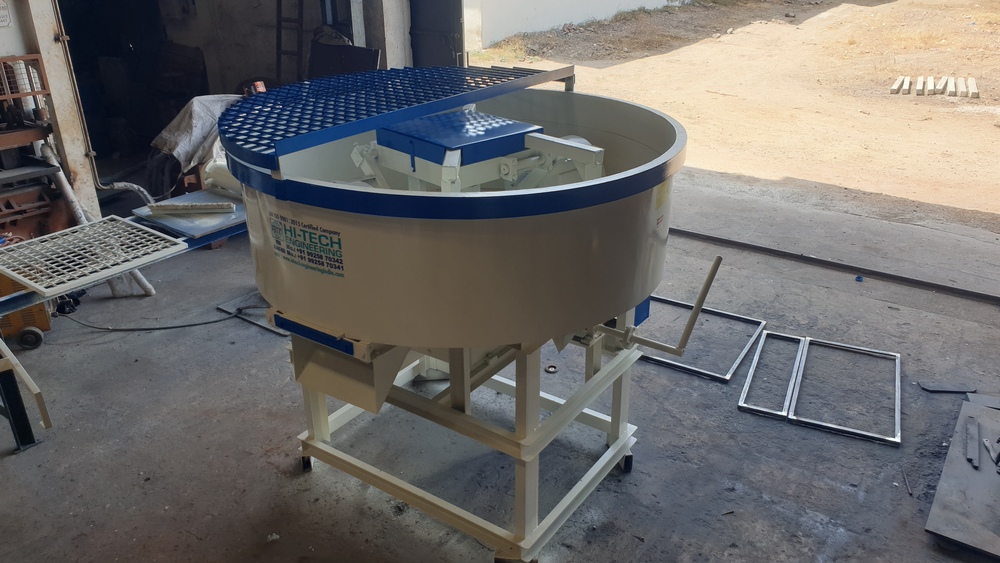 Pan Mixer Machine - Material: Steel