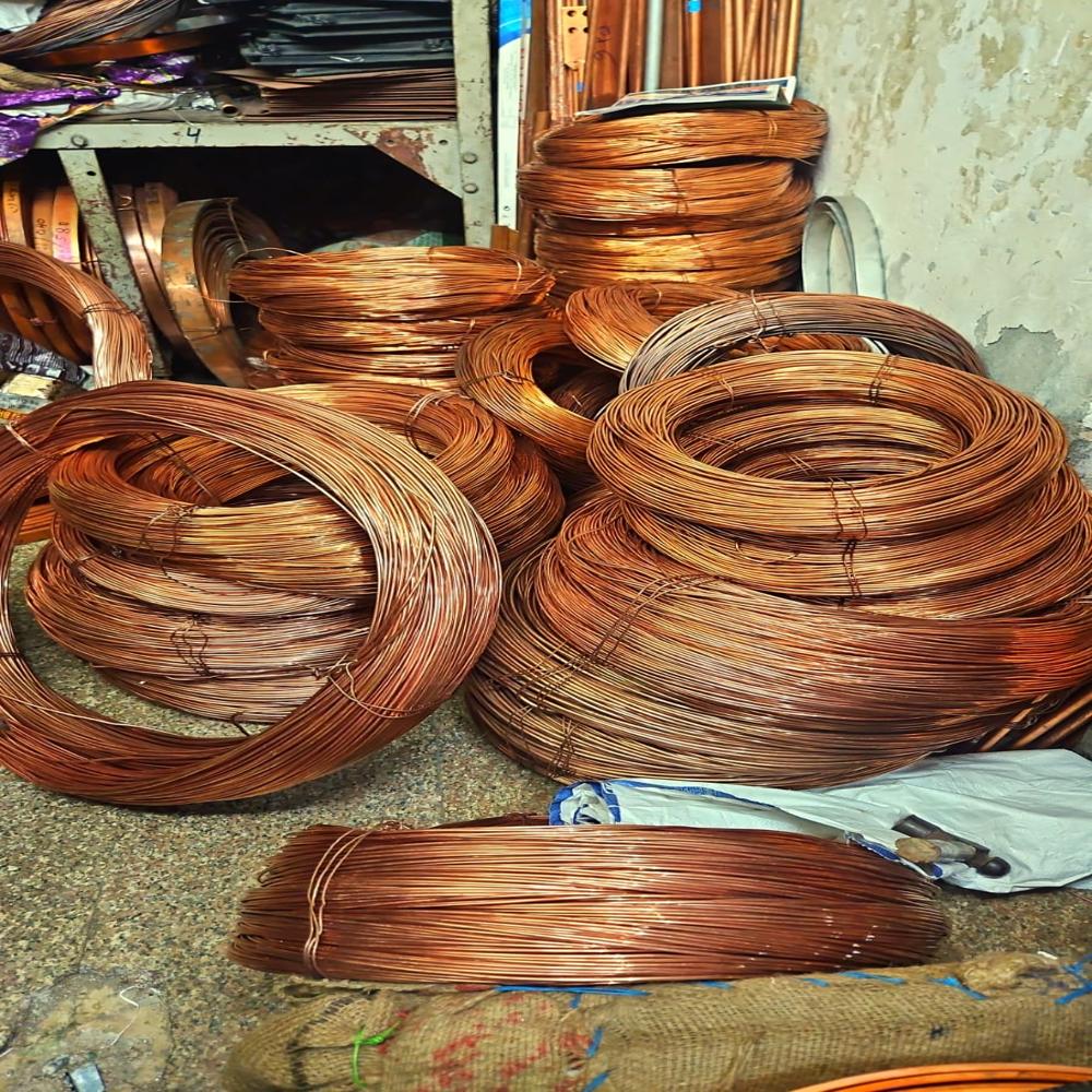 Bare Copper Wire - Color: Brown