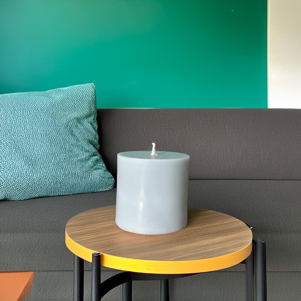 Pillar Candle - Color: Sky Blue