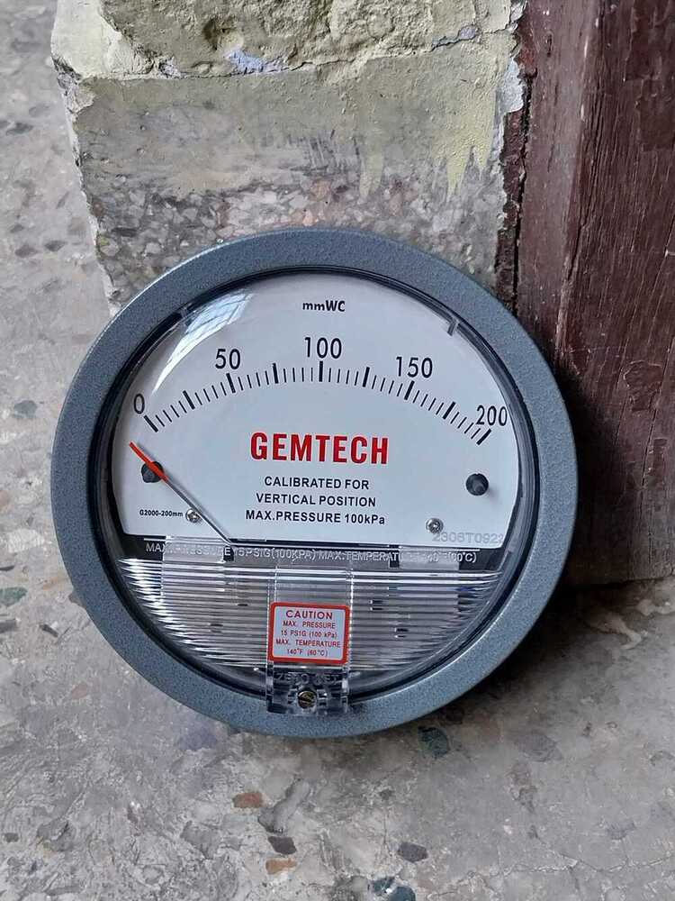 GEMTECH Differential Pressure Gauge Wholesaler From Kochi Kerala