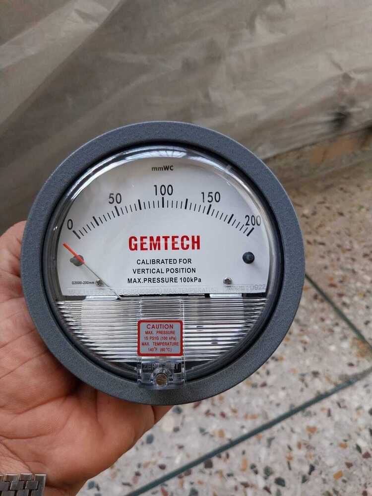 GEMTECH Differential Pressure Gauge Wholesaler From Kochi Kerala