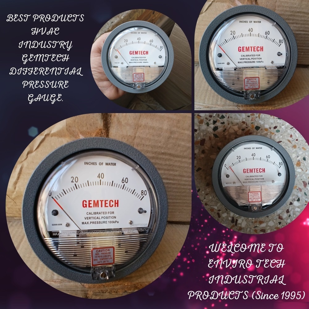 GEMTECH Differential Pressure Gauge Wholesaler From Surat Gujarat