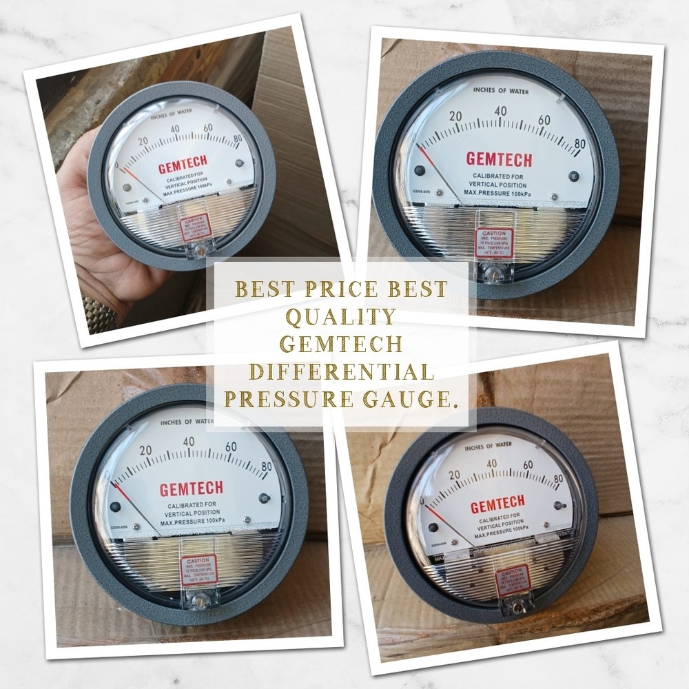 GEMTECH Differential Pressure Gauge Wholesaler From Surat Gujarat